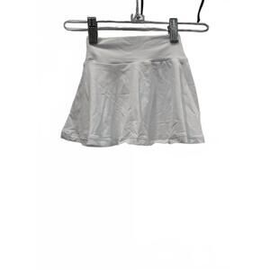 NEW PLANET SEA girl's lycra mini skirt in white